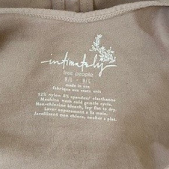 Free People Plunging Neck and Back Bodysuit with Snap Closure - Size M/L - Picture 3 of 5